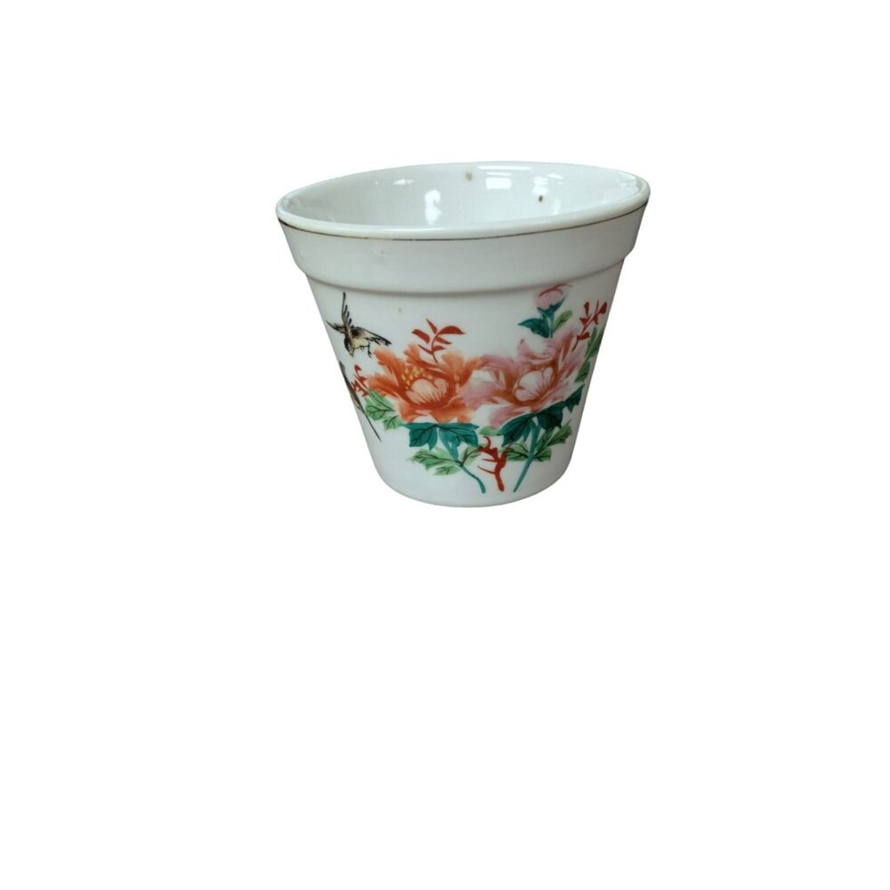 Handpainted Rubens China Floral Ceramic Planter
